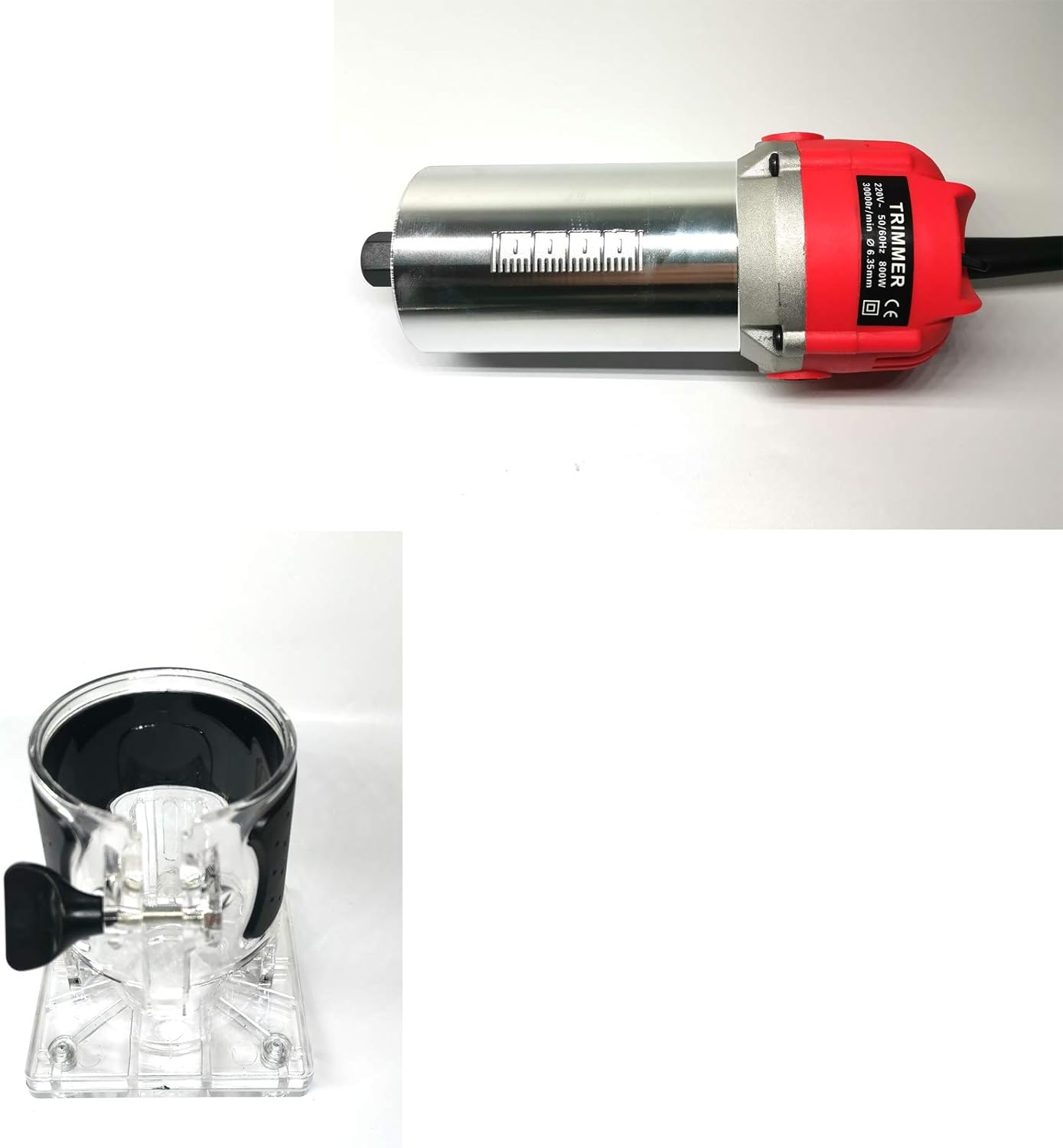 Freza electrica pentru lemn 800W, 31000 RPM + 15 accesorii